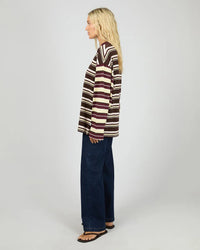 Pippa LS Stripe Tee - Yellow