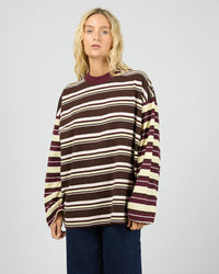 Pippa LS Stripe Tee - Yellow