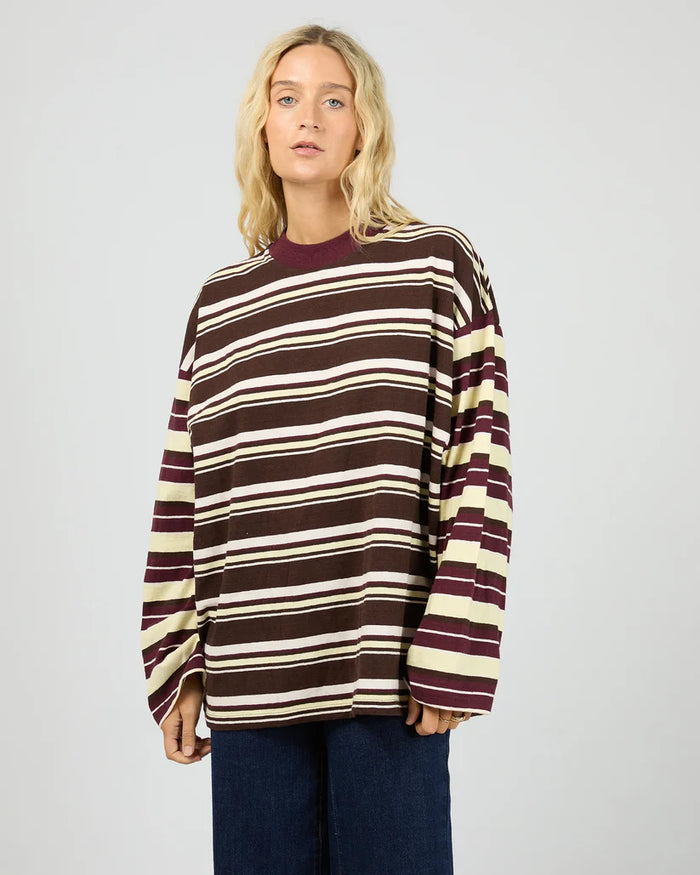 Pippa LS Stripe Tee - Yellow
