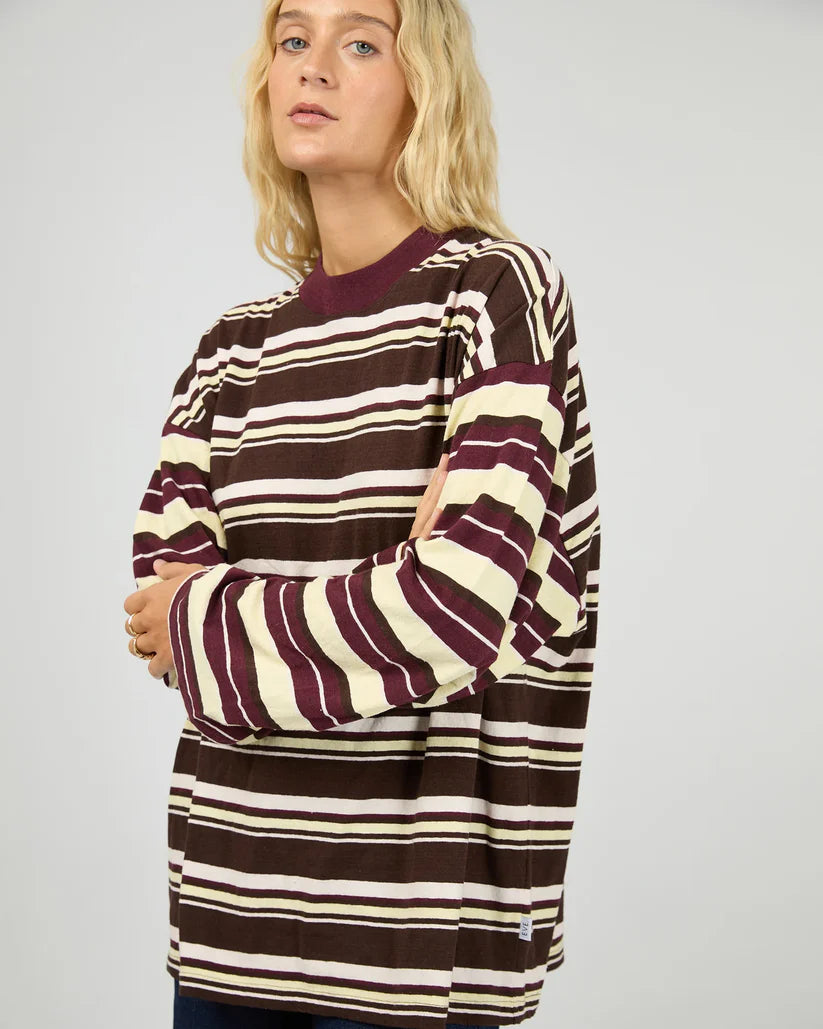 Pippa LS Stripe Tee - Yellow