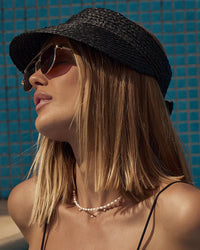 Sunray Roll Up Sun Visor - Black