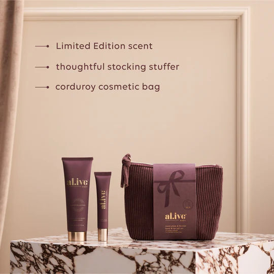 Hand & Lip Gift Set - Sweet Plum & Berries