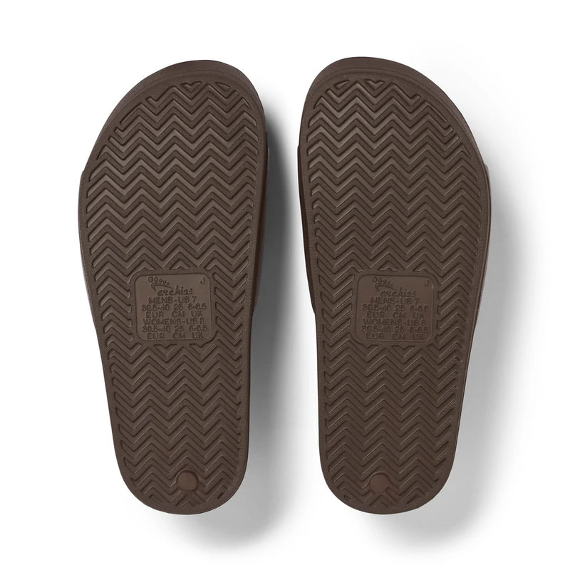Arch Support Slides - Classic Brown