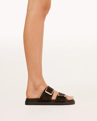 Adley - Dark Cacao Suede. Billini