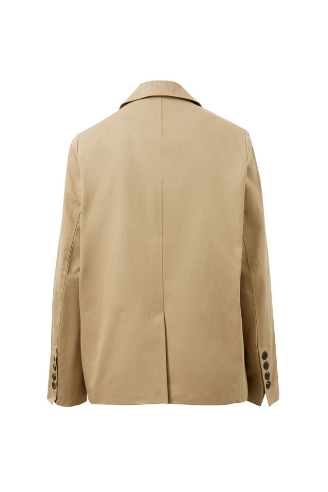 Aggie Boxy Blazer - Summer Taupe. Ceres Life