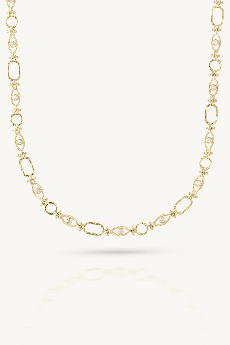 All Seeing Eye Gold Necklace