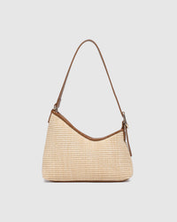 Amelia Shoulder Bag - Raffia/Tan