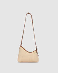 Amelia Shoulder Bag - Raffia/Tan