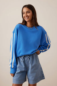 Andie Drawstring Short - Vintage Blue