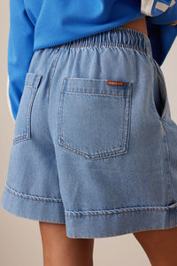 Andie Drawstring Short - Vintage Blue
