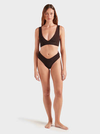 Angel Bikini - Metallic Chocolate