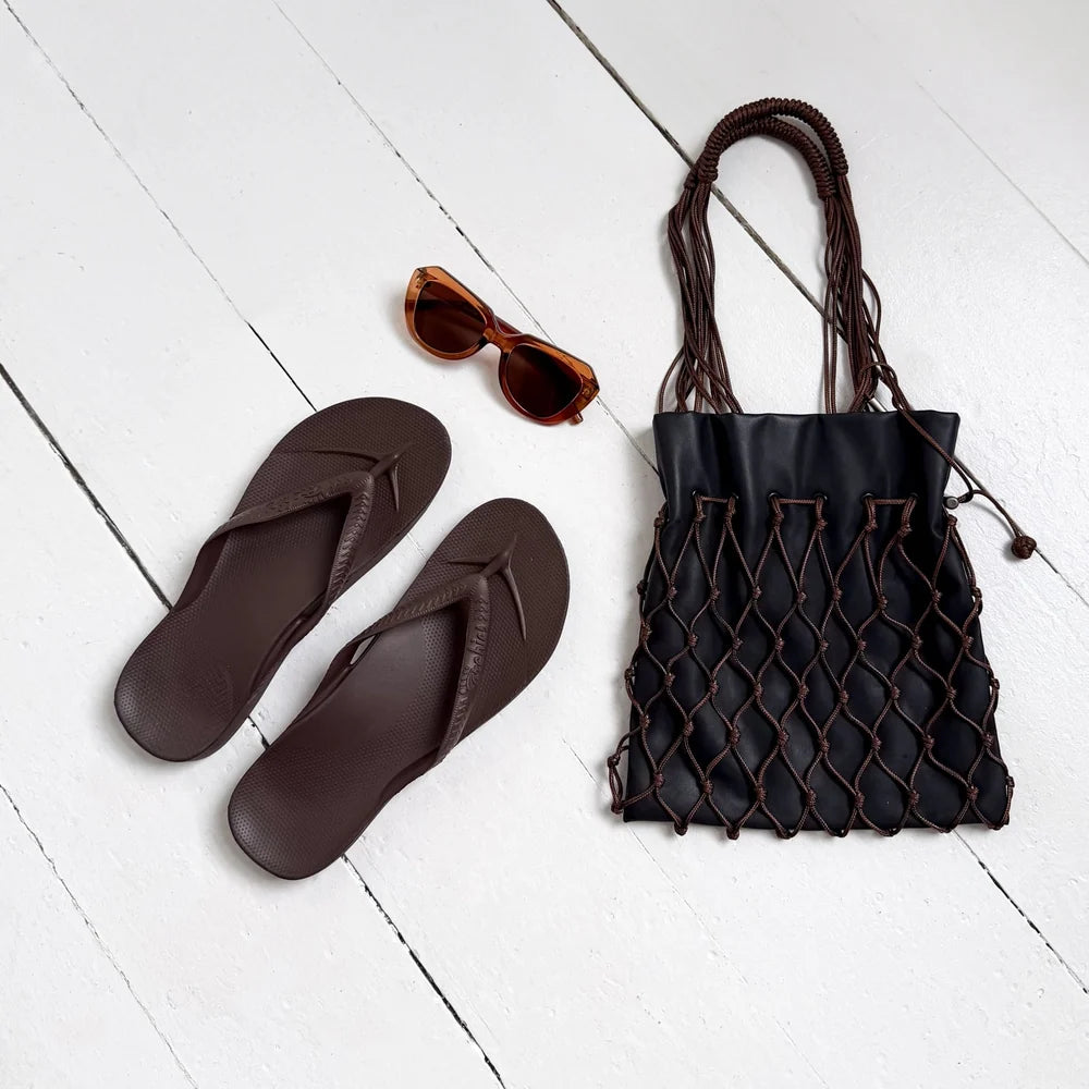 Arch Support Thongs - Brown