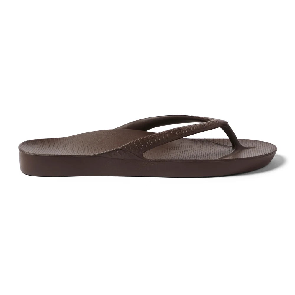 Arch Support Thongs - Brown