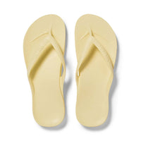Arch Support Thongs - Lemon