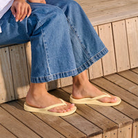 Arch Support Thongs - Lemon