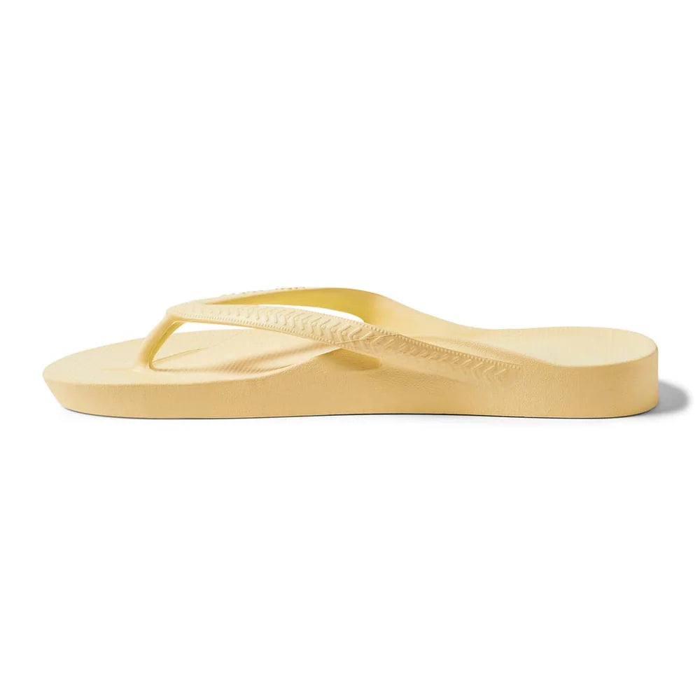 Arch Support Thongs - Lemon