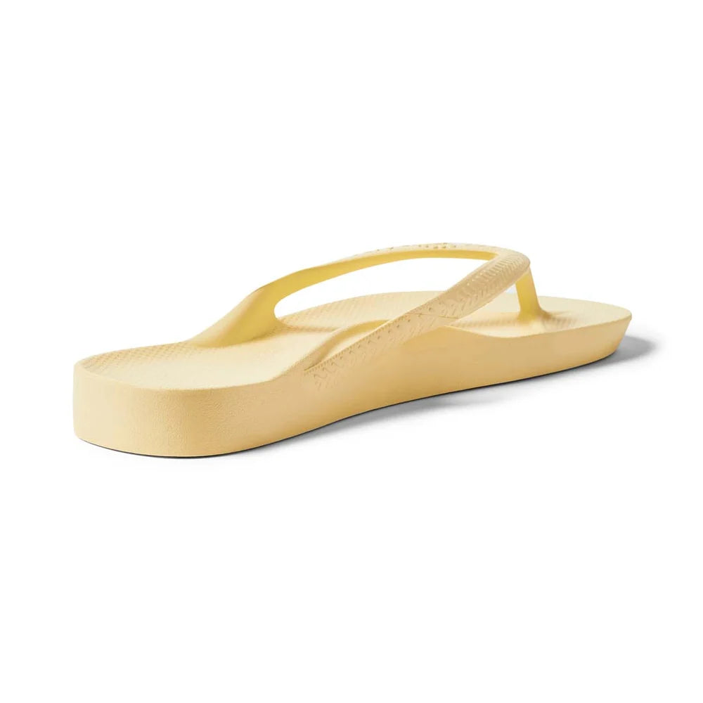 Arch Support Thongs - Lemon