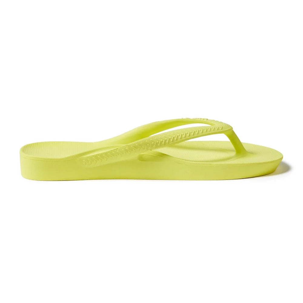 Arch Support Thongs - Limelight