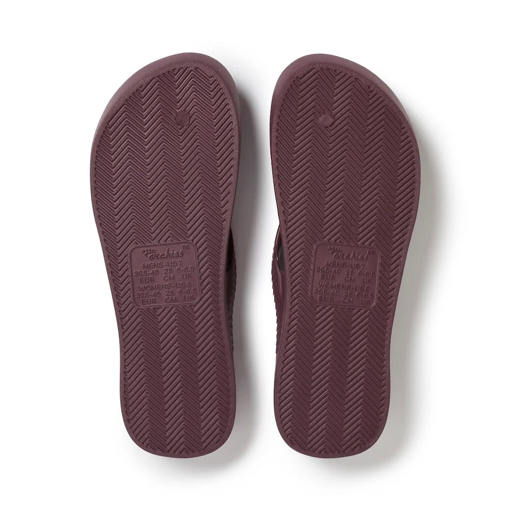 Arch Support Thongs - Nightshade