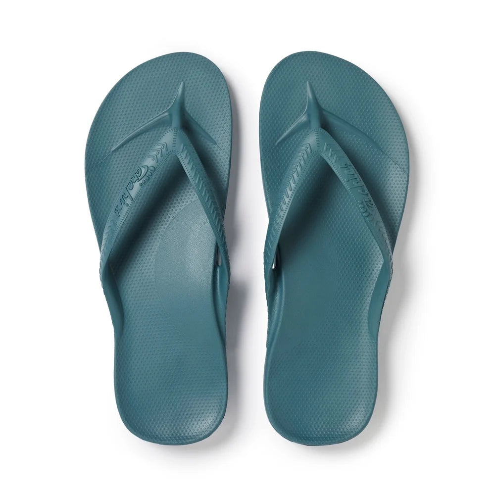 Arch Support Thongs - Teal