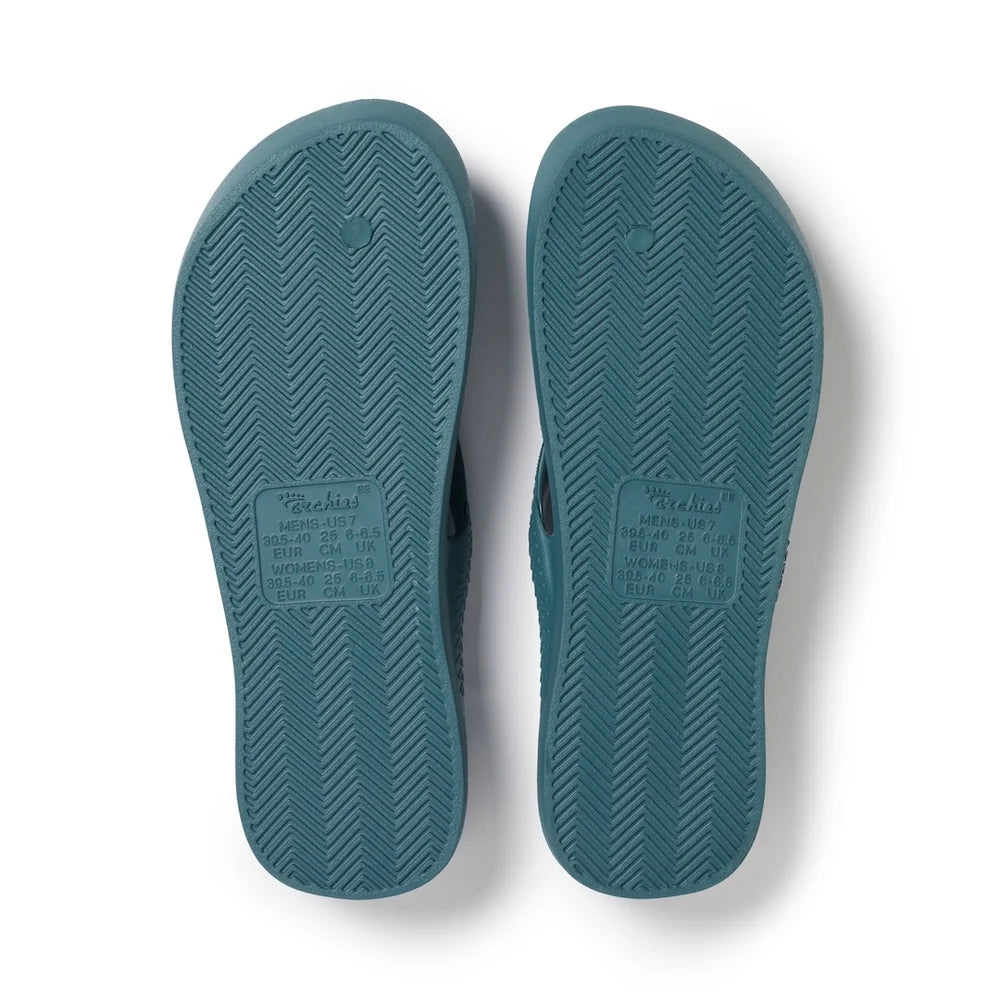 Arch Support Thongs - Teal