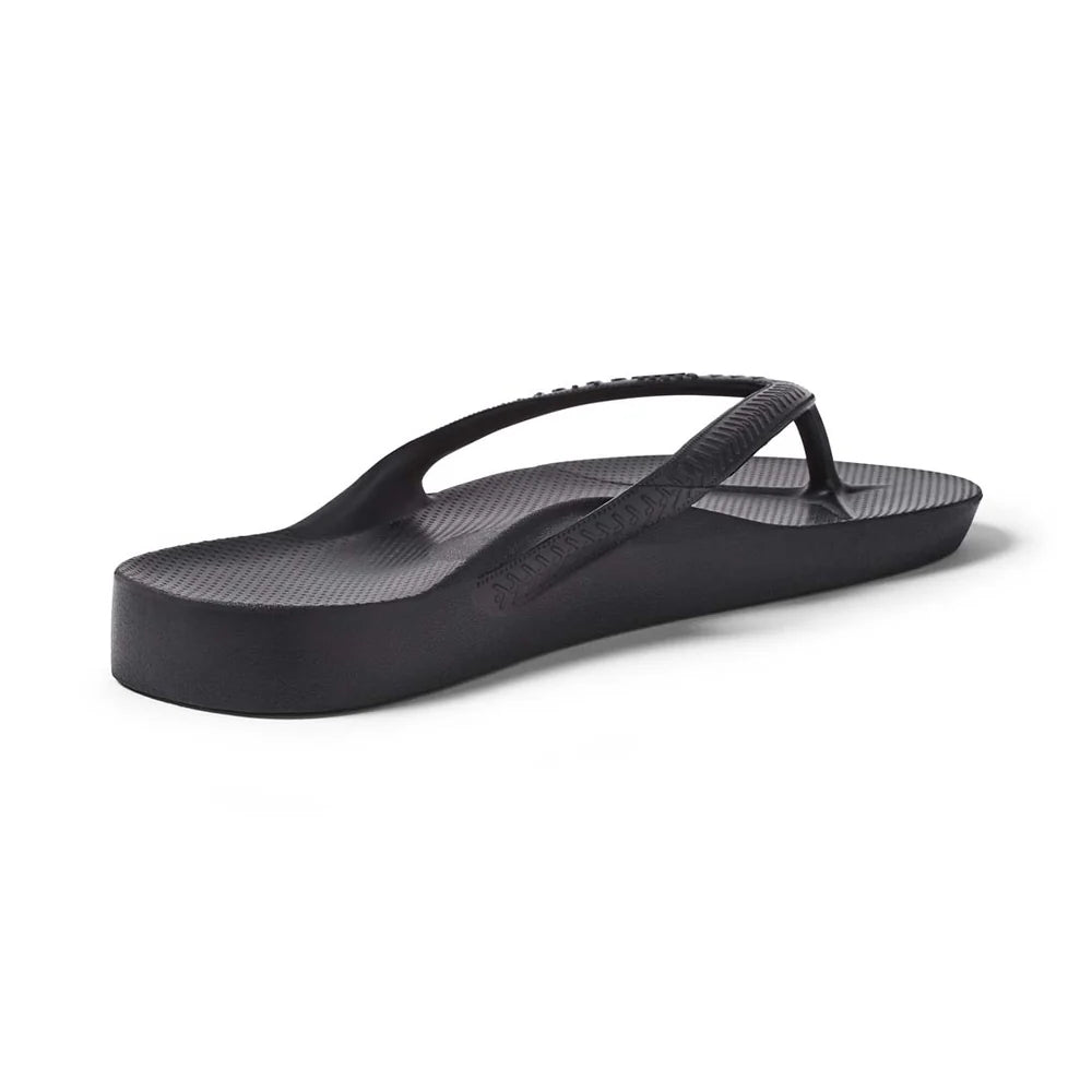 Arch Support Thongs - Classic Black