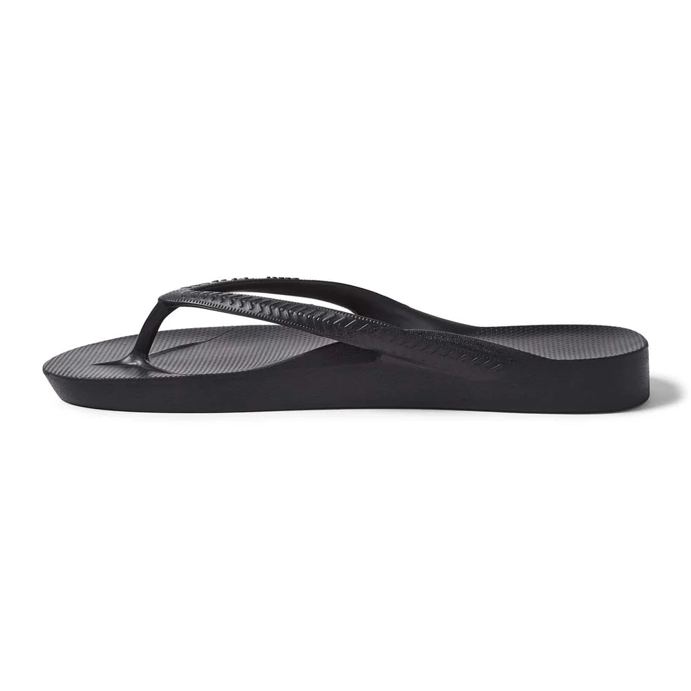 Arch Support Thongs - Classic Black