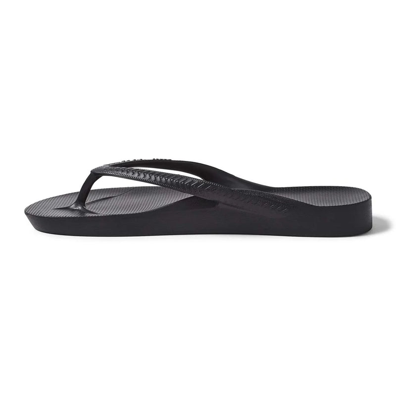 Arch Support Thongs - Classic Black