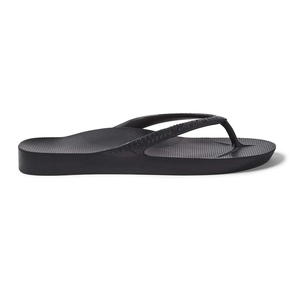Arch Support Thongs - Classic Black