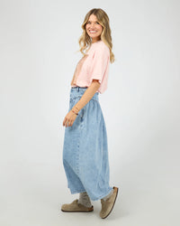 Arlo Maxi Skirt - Light Blue. All About Eve
