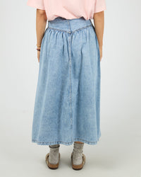 Arlo Maxi Skirt - Light Blue. All About Eve