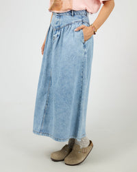 Arlo Maxi Skirt - Light Blue. All About Eve