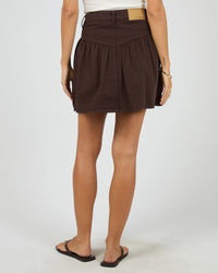 Arlo Mini Skirt - Brown