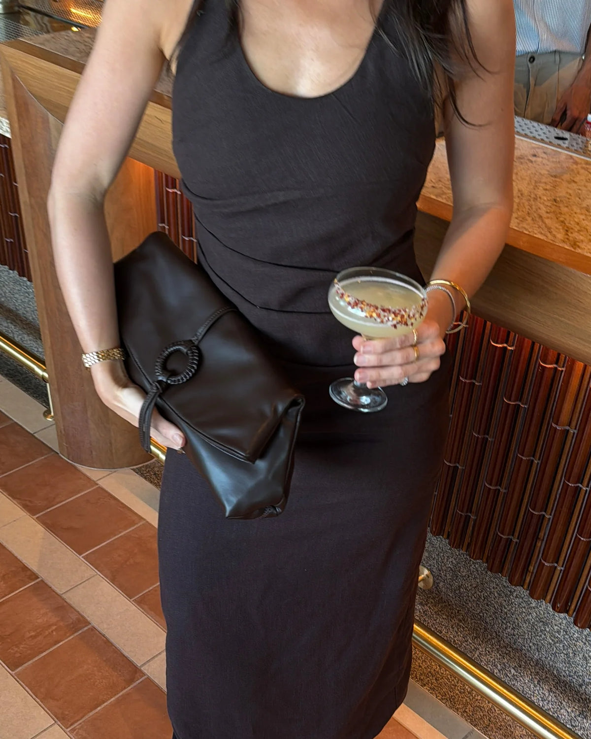Asha Clutch - Chocolate