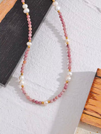 Rosewater Stone Necklace