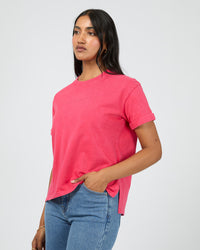AAE Washed Tee - Berry