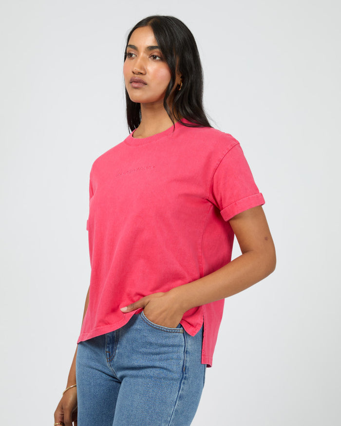 AAE Washed Tee - Berry