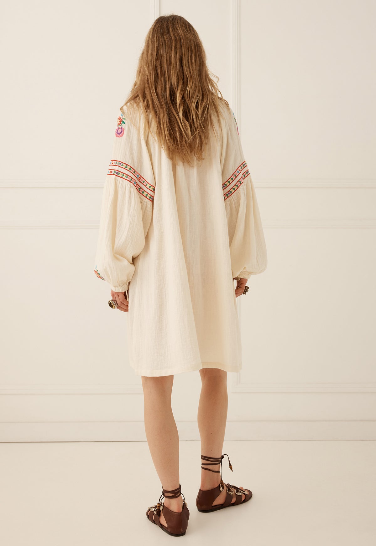 Feliz Tunic Dress - Vintage Cream