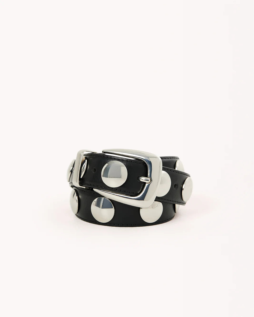 Bailey Belt - Black-Silver