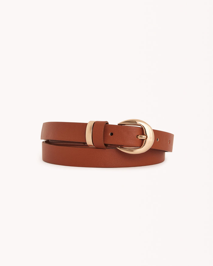Bella Belt - Tan-Gold