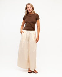 Sita Short Sleeve Tee - Choc