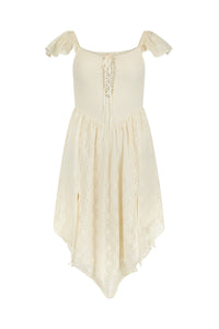 Glastonbury Lace Dress - Antique White