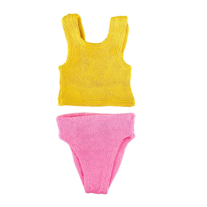 Kids Duo Lyra Bikini (Ages 3 to 6) - Sunflower/Bubblegum