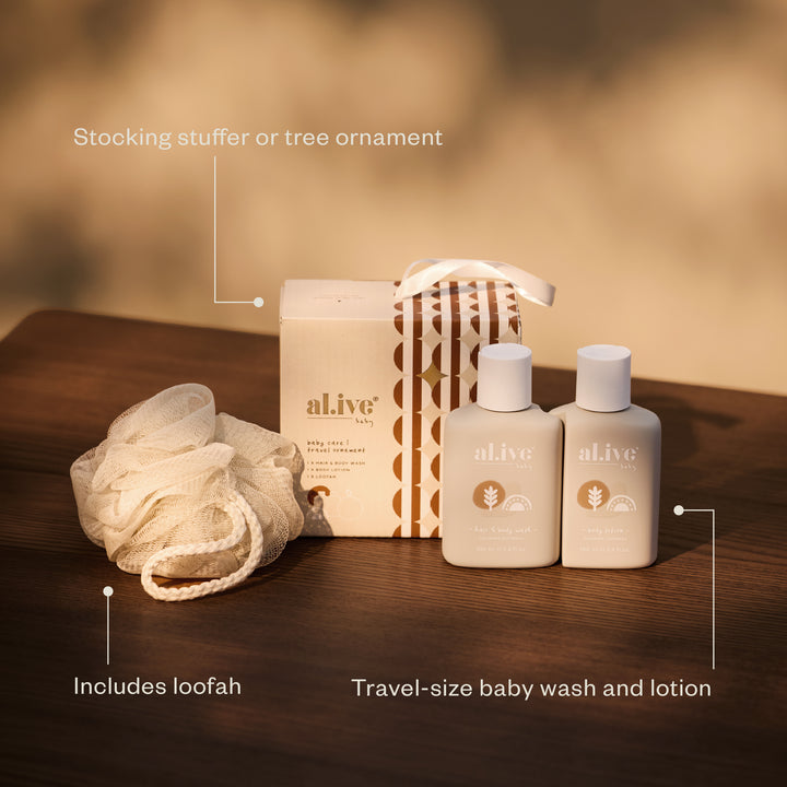 Baby Care Travel Ornament – Calming Oatmeal