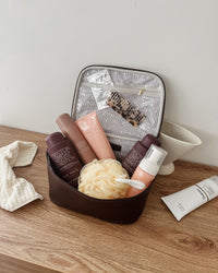 Baby Hepburn Cosmetic Case - Chocolate