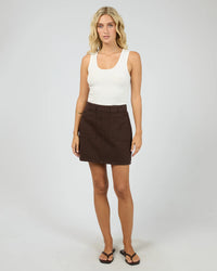 Becca Skirt - Brown. All About Eve