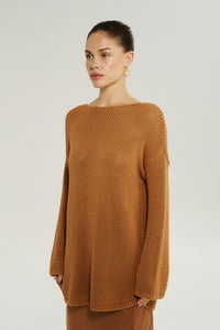 Bell LS Knit - Toffee