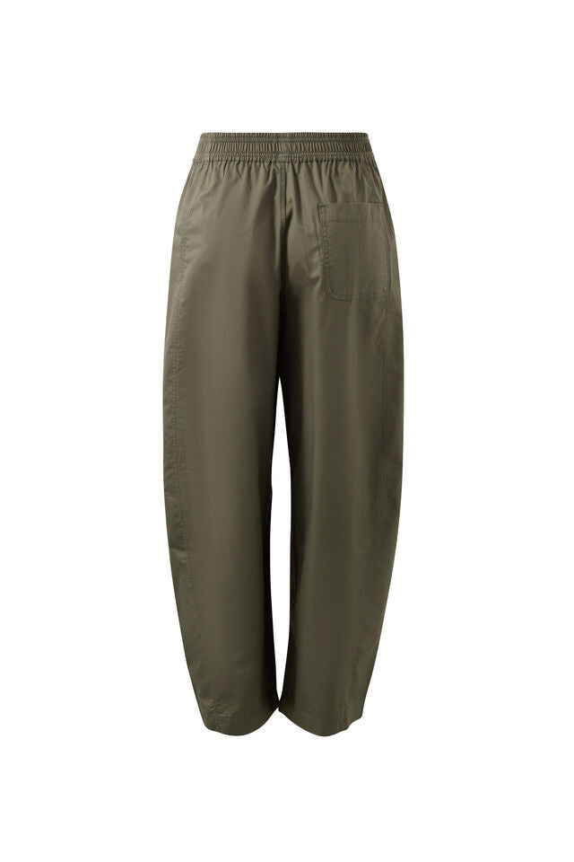Bella Barrel Pant - Washed Olive. Ceres Life