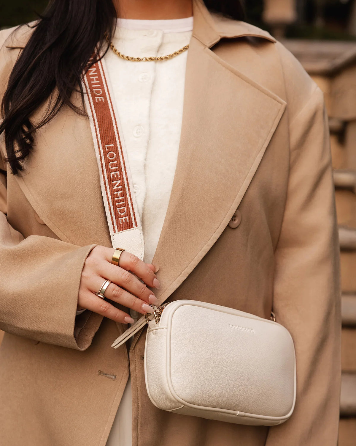 Bianca Crossbody Bag - Vanilla. Louenhide