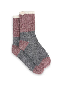 Block Crew Sock - Navy. The Upside